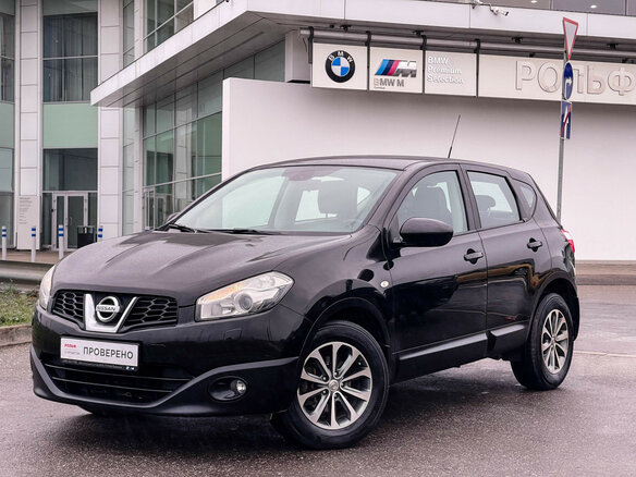 2010 Nissan Qashqai I Рестайлинг, чёрный, 1039000 рублей