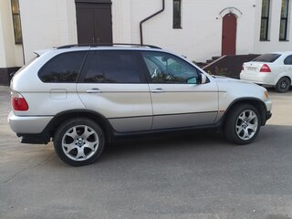 2002 BMW X5 3.0i I (E53), серебристый, 910000 рублей, вид 4