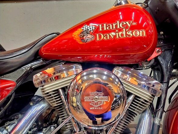 1991 Harley-Davidson Electra Glide, красный, 1200000 рублей - вид 24