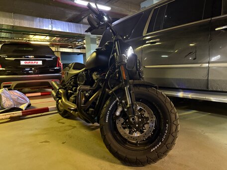 2020 Harley-Davidson Fat Bob, чёрный, 1750000 рублей, вид 2