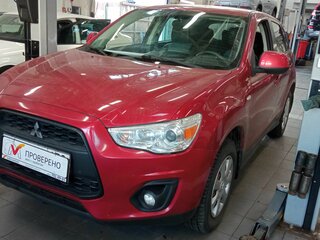 2013 Mitsubishi ASX I Рестайлинг, красный, 941000 рублей, вид 1