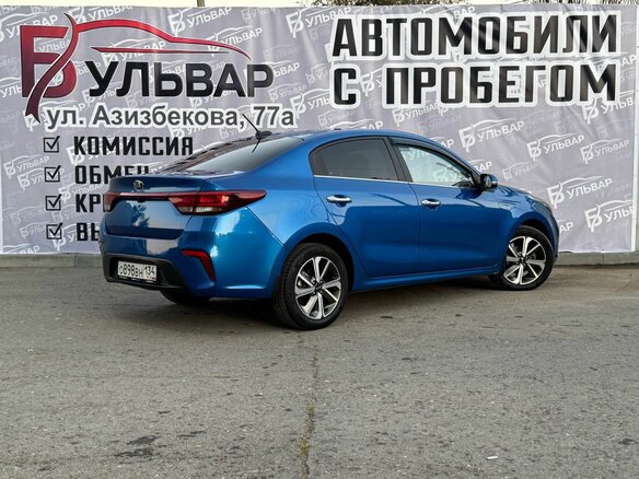 2019 Kia Rio IV, синий, 1525000 рублей - вид 5
