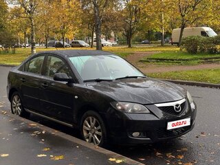 2008 Mazda 3 I (BK) Рестайлинг, чёрный, 430000 рублей, вид 4