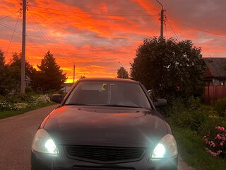 2007 Lada (ВАЗ) Priora I, чёрный, 150000 рублей, вид 1