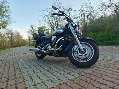 2009 Yamaha XVS1300, синий, 850000 рублей, вид 5