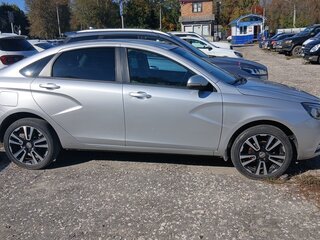 2017 Lada (ВАЗ) Vesta I, серебристый, 650000 рублей, вид 4