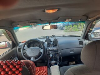 2004 Hyundai Accent ТагАЗ II, красный, 290000 рублей, вид 5