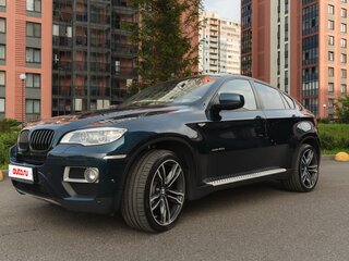 2012 BMW X6 30d I (E71) Рестайлинг, синий, 3090000 рублей, вид 4