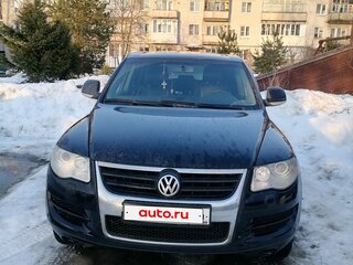 2007 Volkswagen Touareg I Рестайлинг, чёрный, 850000 рублей, вид 2