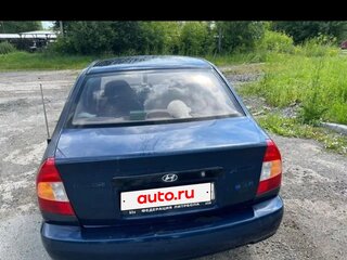 2007 Hyundai Accent ТагАЗ II, синий, 280000 рублей, вид 2