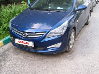 2015 Hyundai Solaris I Рестайлинг, синий, 950000 рублей, вид 1