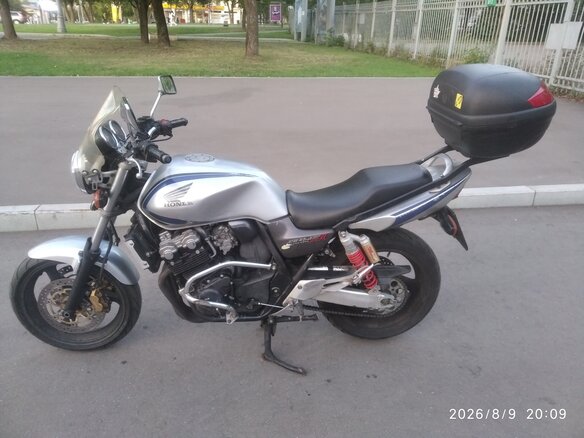 2002 Honda CB 400 Super Four, серый, 235000 рублей - вид 4
