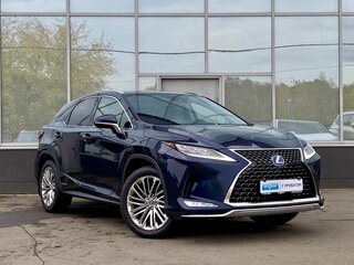 2021 Lexus RX 450h IV Рестайлинг, синий, 5599000 рублей, вид 3
