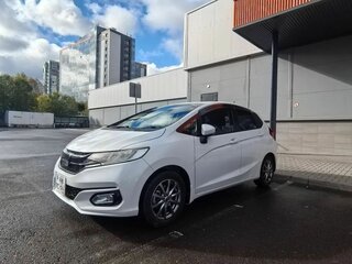 2018 Honda Fit III Рестайлинг, белый, 1205000 рублей, вид 1