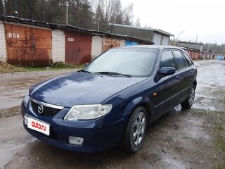 2001 Mazda 323 VI (BJ) Рестайлинг, синий, 250000 рублей, вид 2
