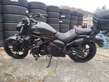 2015 Kawasaki EN650 Vulcan S, чёрный, 750000 рублей, вид 3