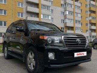 2014 Toyota Land Cruiser 200 Series Рестайлинг 1, чёрный, 3549000 рублей, вид 3