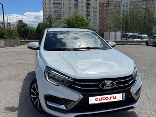 2024 Lada (ВАЗ) Vesta I Рестайлинг (NG), белый, 1449000 рублей, вид 1