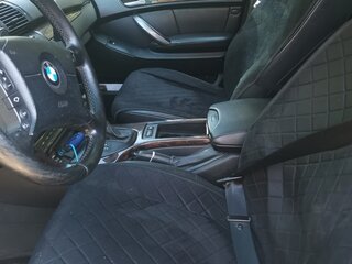 2003 BMW X5 3.0i I (E53) Рестайлинг, чёрный, 950000 рублей, вид 4