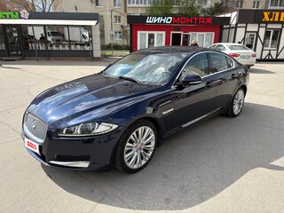 2014 Jaguar XF I Рестайлинг, синий, 1780000 рублей, вид 1