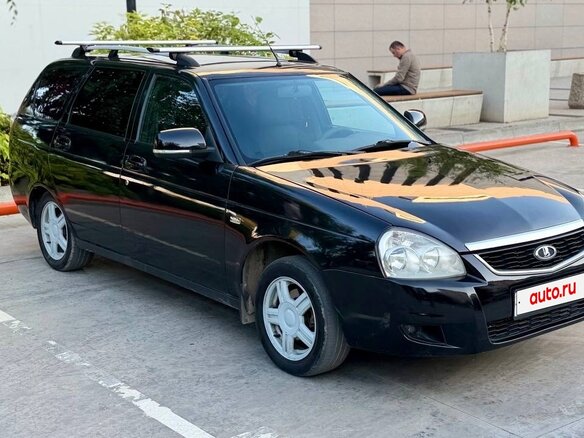 2015 Lada (ВАЗ) Priora I Рестайлинг, чёрный, 360000 рублей - вид 2