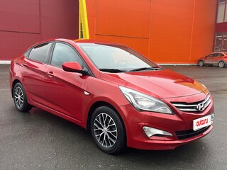 2015 Hyundai Solaris I Рестайлинг, красный, 1000000 рублей, вид 1