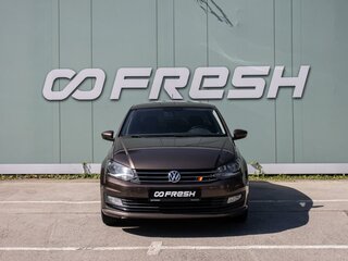 2017 Volkswagen Polo V Рестайлинг, коричневый, 1225000 рублей, вид 3
