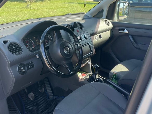2012 Volkswagen Caddy III Рестайлинг, серебристый - вид 7