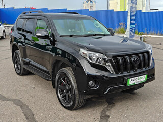 2016 Toyota Land Cruiser Prado 150 Series Рестайлинг 1, чёрный, 3799000 рублей, вид 3
