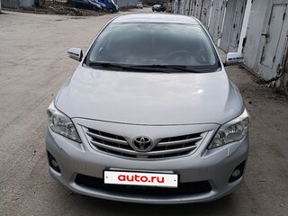 2011 Toyota Corolla X (E140, E150) Рестайлинг, серебристый, 950000 рублей, вид 2