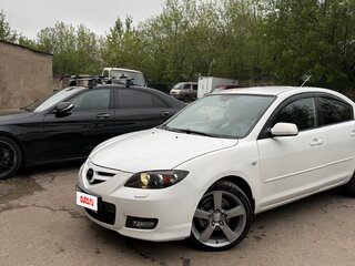 2008 Mazda 3 I (BK) Рестайлинг, белый, 950000 рублей, вид 2