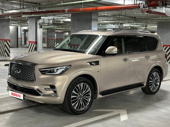 2020 Infiniti QX80 I Рестайлинг 3, жёлтый, 5700000 рублей