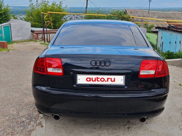 2006 Audi A8 II (D3) Рестайлинг, синий, 1450000 рублей - вид 3