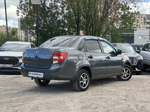2016 Lada (ВАЗ) Granta I, серый - вид 6