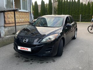 2010 Mazda 3 II (BL), чёрный, 899900 рублей, вид 3