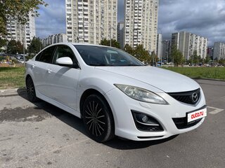 2011 Mazda 6 II (GH) Рестайлинг, белый, 865000 рублей, вид 3