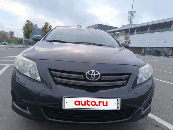 2008 Toyota Corolla X (E140, E150), чёрный, 950000 рублей - вид 2