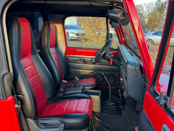 1995 Jeep Wrangler I (YJ), красный, 1450000 рублей - вид 9