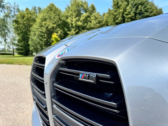 2022 BMW M3 Competition Package VI (G80), серый, 11990000 рублей - вид 17
