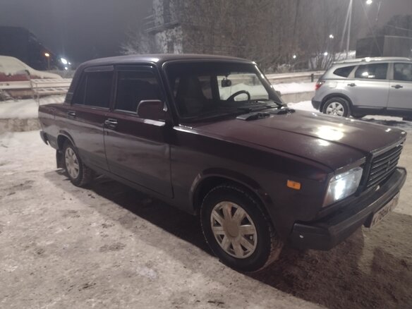 2008 Lada (ВАЗ) 2107, пурпурный, 250000 рублей - вид 7