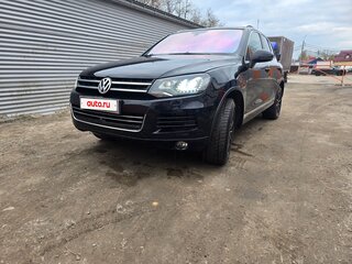 2011 Volkswagen Touareg II, чёрный, 1200000 рублей, вид 3