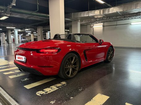 2018 Porsche Boxster IV 718 (982), красный, 6300000 рублей, вид 4