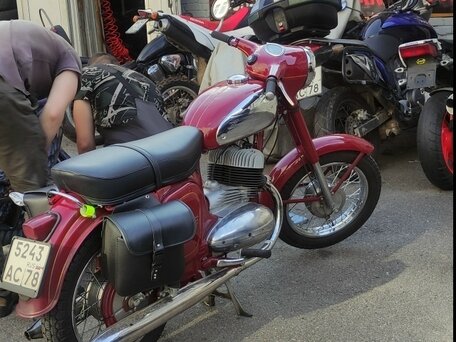 1970 Jawa 350/360, красный, 350000 рублей, вид 3