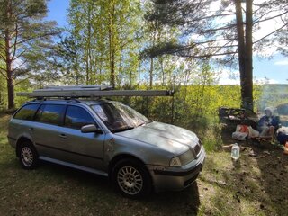 2002 Skoda Octavia I (A4) Рестайлинг, серебристый, 400000 рублей, вид 2