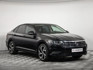 2020 Volkswagen Jetta VII, чёрный, 2034777 рублей, вид 3