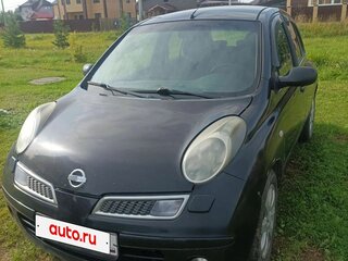 2008 Nissan Micra III (K12), чёрный, 360000 рублей, вид 1