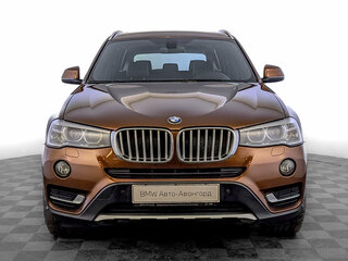 2016 BMW X3 20d xDrive II (F25) Рестайлинг, коричневый, 3200000 рублей, вид 2