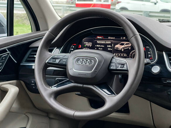 2015 Audi Q7 II (4M), синий, 3790000 рублей - вид 13