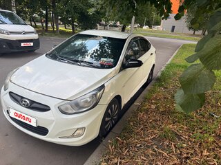 2012 Hyundai Solaris I, белый, 480000 рублей, вид 2