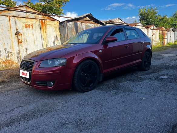 2007 Audi A3 II (8P) Рестайлинг 1, красный, 550000 рублей - вид 5